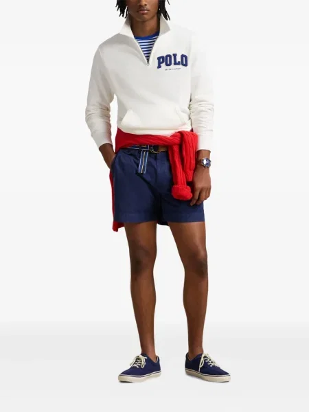 Tricou polo Polo Ralph Lauren cu dungi cu două rânduri de nasturi cu aplicații negru