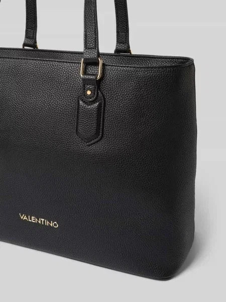 Shopperka Valentino Bags z logo czarna