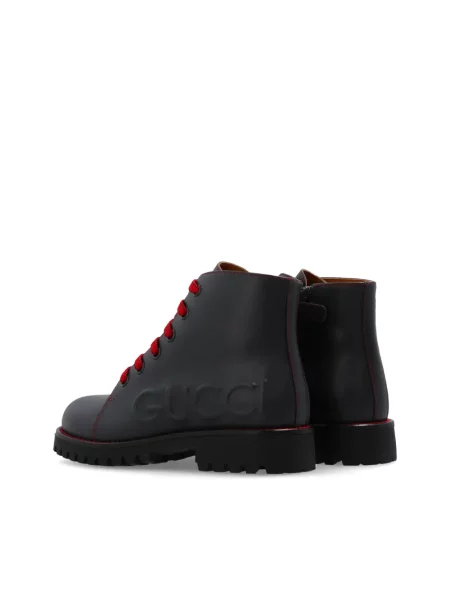 Botki dziecięce Gucci niebieskie