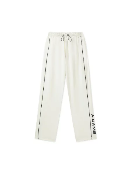 A-Game Pantaloni sport Lifewear ecru negru