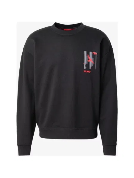 Hugo Bluza Nierozpinana Duckoo schwarz czarna