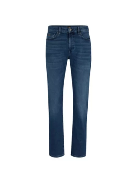 Boss Jeansy Remaine Regular Fit blau niebieskie