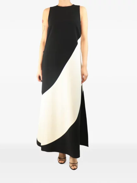 Rochie maxi Alice + Olivia fără mâneci negru
