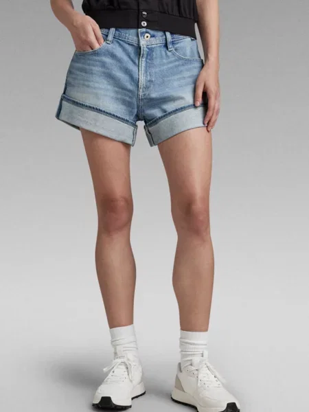 Джинсові шорти G-star Raw блакитні