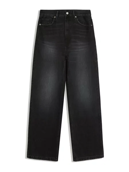 Bershka Jeans denim negru
