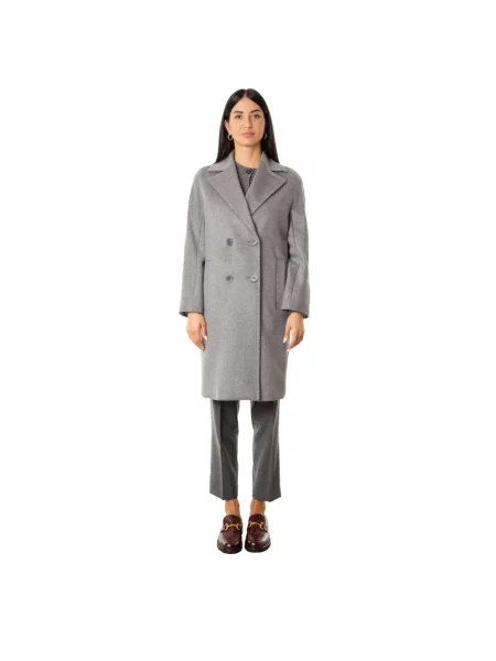 Płaszcz Max Mara wełniany szary
