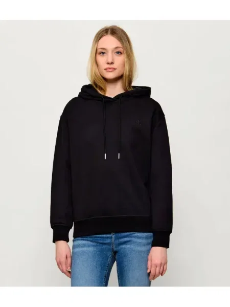 Calvin Klein Jeans Hanorac FRENCH TERRY negru