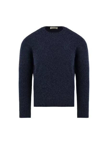 Sweter Filippo De Laurentiis wełniany niebieski