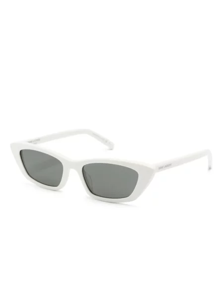 Saulės akiniai Saint Laurent Eyewear balta