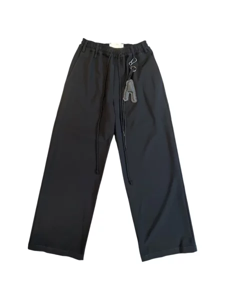 Pantaloni Song For The Mute alergare cu cordon negru