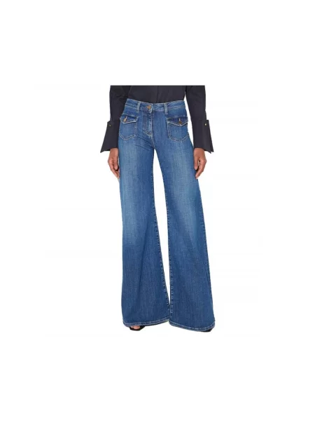 Jeansy Elisabetta Franchi niebieskie