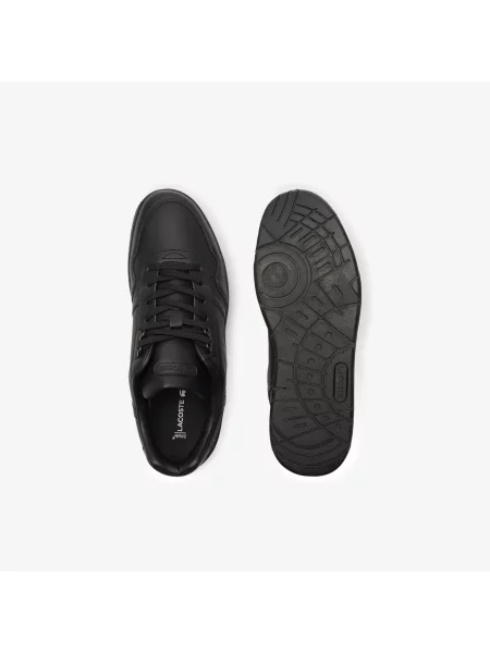 Lacoste Skórzane Buty Sportowe T-Clip czarne