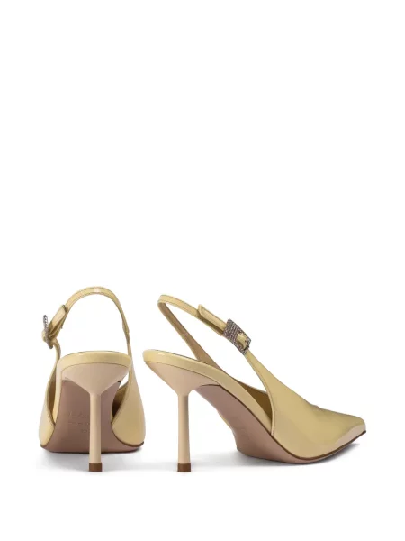 Pantofi cu toc Le Silla slingback galben