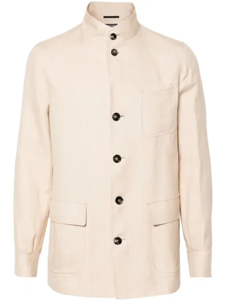 Geacă Zegna de in maro