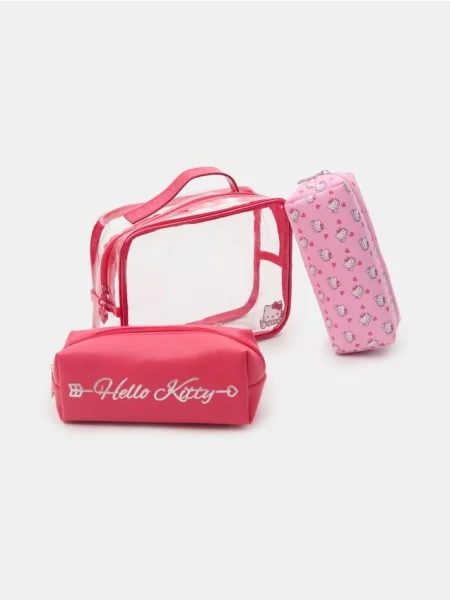 Косметички 3 шт. Hello Kitty різнобарвний