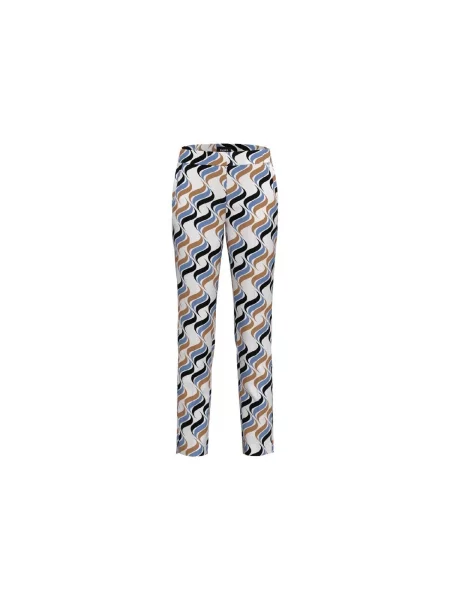 Pantaloni Linea Emme Marella alb
