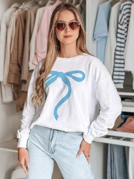 Bluza one size oversize SOFTTIE Dstreet biała