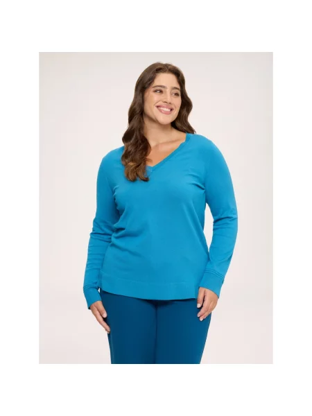 Sweter Fiorella Rubino niebieski