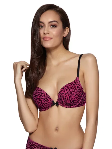Бюстгальтер GOSSARD Animal Instinct поліамід/поліестер бордовий