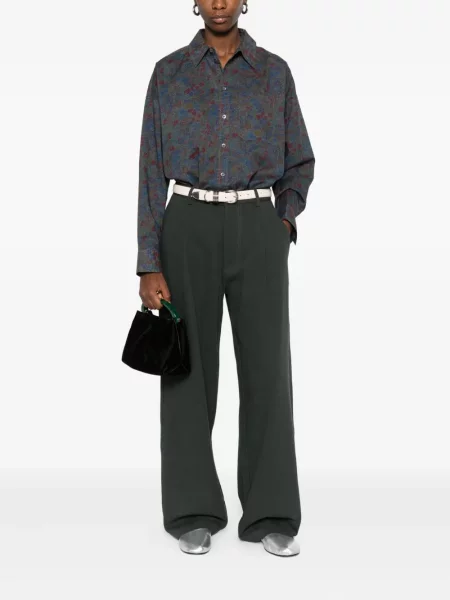 Pantaloni 6397 plisate gri