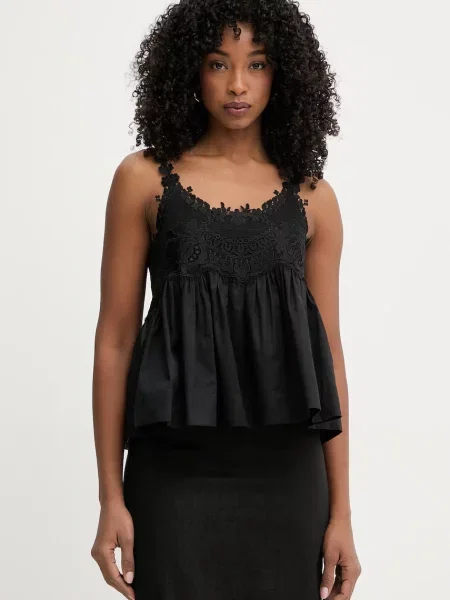 Twinset bluză feminină negru