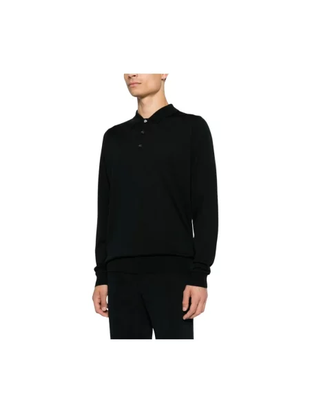 Sweter John Smedley wełniany czarny