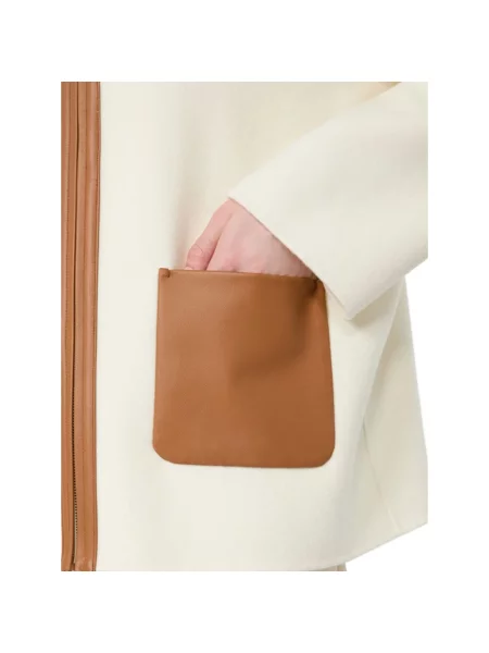 Bluza Max Mara Studio wełniana biała