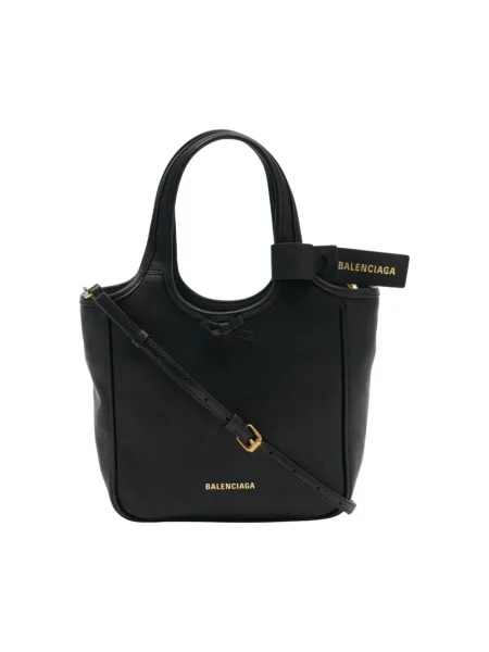 Torebka crossbody Balenciaga skórzana czarna