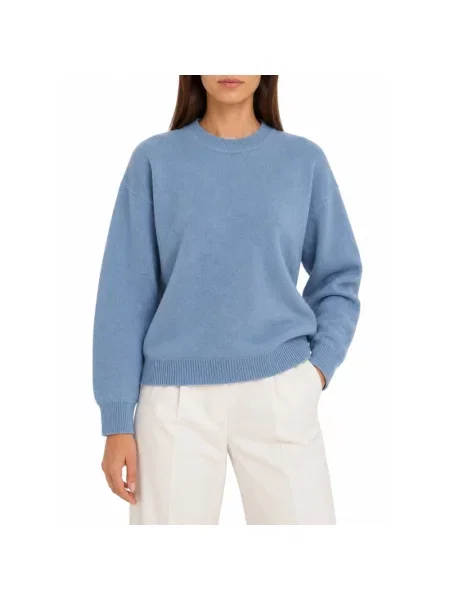 Marella sweter wełniany Emme by niebieski