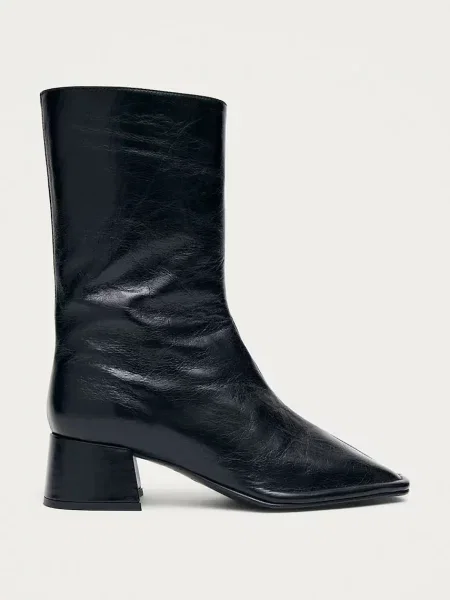 Alohas botine pentru femei din piele Berlin negru