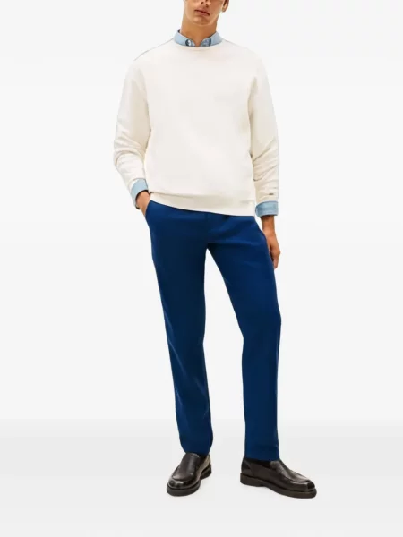 Su raišteliu kelnės Tommy Hilfiger mėlyna