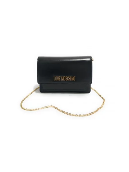 Torebka crossbody Love Moschino skórzana czarna