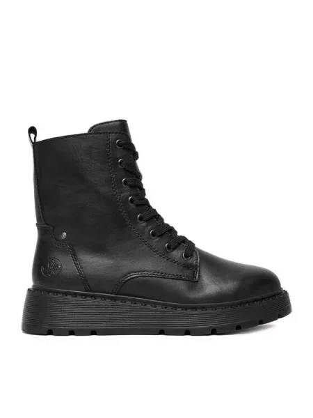 Rieker Зимни обувки черен