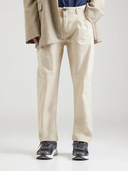 La Martina Pantaloni cutați cappuccino maro