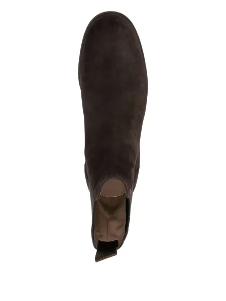 Botine Gianvito Rossi din piele de căprioară maro