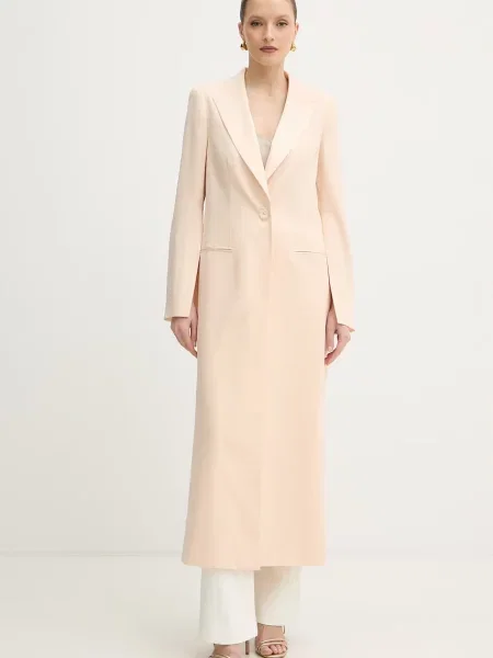 Twinset palton bej