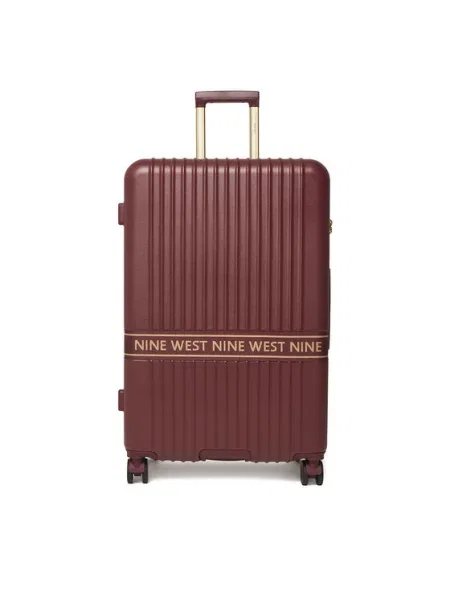Nine West Голям куфар Бордо
