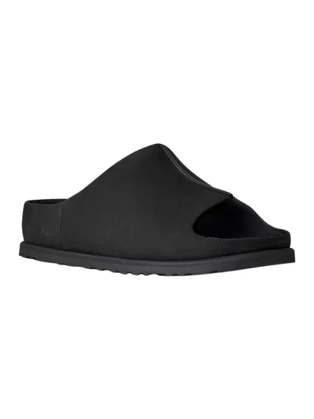 Klapki Ugg skórzane czarne