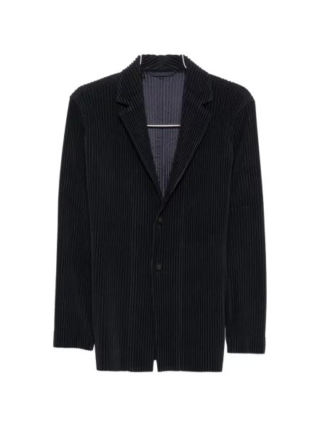 Sacou Homme Plisse Issey Miyake cu rever albastru