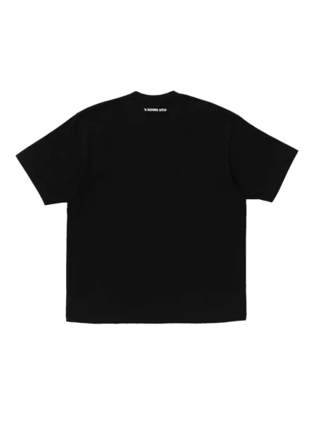 Tricou A Bathing Ape® cu imagine negru