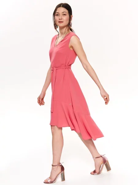 Sukienka midi Top Secret różowa