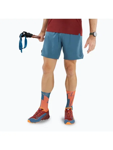 Pantaloni scurți de alergare pentru bărbați DYNAFIT Alpine Pro mallard blue albastru