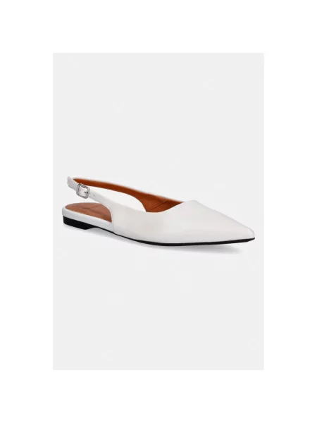 Balerinki Vagabond Shoemakers skórzane białe