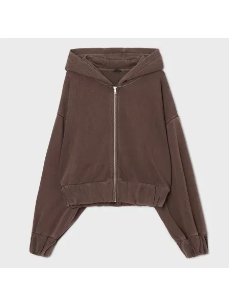 Худи Cropp коричневое