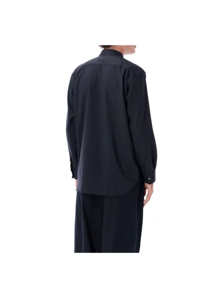 Koszula Comme Des Garcons wełniana niebieska