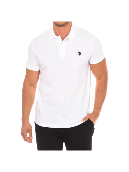 Tricou polo U.s. Polo Assn. alb