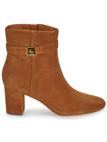 Botine Lauren Ralph Lauren din piele maro