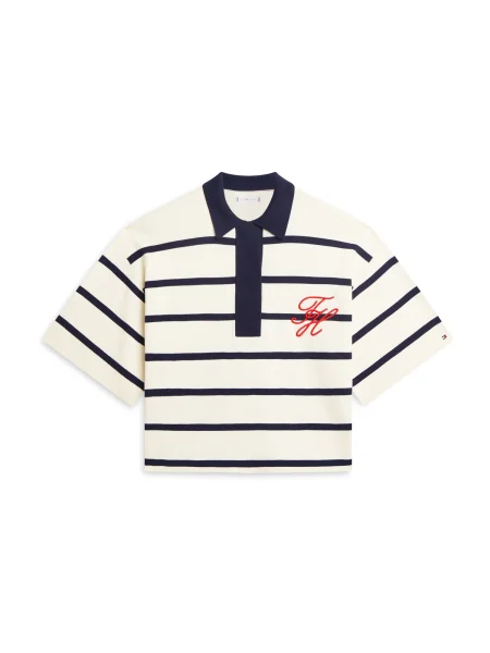 TOMMY HILFIGER Pulover / bleumarin / roșu bej