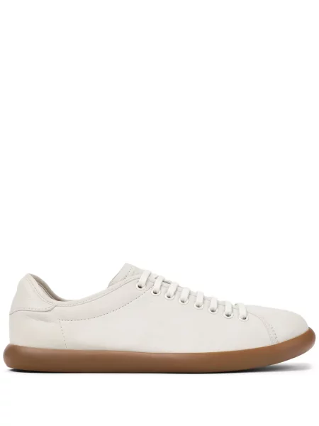 Sneakerși Camper din piele alb