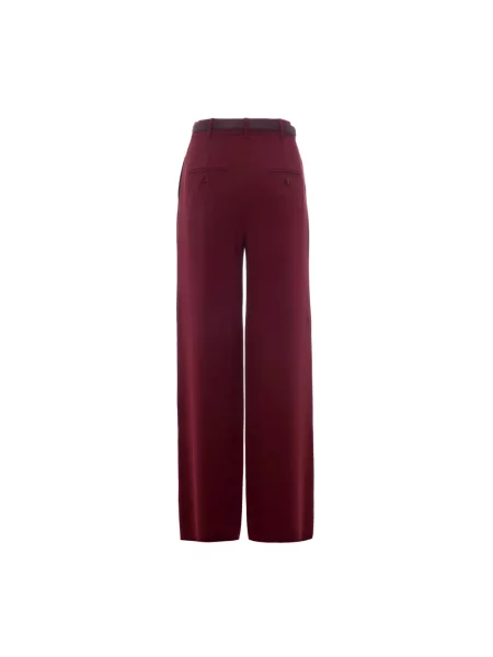 Spodnie Max Mara Studio czerwone